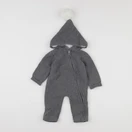 Vertbaudet - combinaison gris - 6 mois