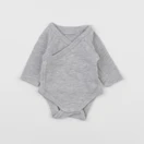 Vertbaudet - body gris - 0 mois