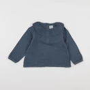 Petit Bateau - blouse bleu - 24 mois