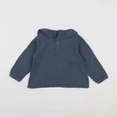 Petit Bateau - blouse bleu - 24 mois