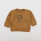 Vertbaudet - sweat marron - 12 mois