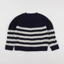 Petit Bateau - pull bleu, blanc - 8 ans