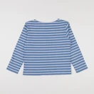 Cyrillus - tee-shirt bleu, blanc - 8 ans