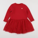 Vertbaudet - robe rouge - 5 ans
