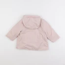 Vertbaudet - manteau doublure amovible rose - 18 mois
