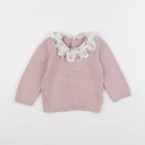 Boutchou - pull rose - 12 mois