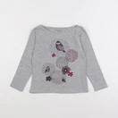 Monoprix - tee-shirt gris - 6 ans