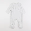 Tape à l'oeil - pyjama velours blanc - 18 mois