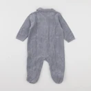 Vertbaudet - pyjama velours bleu - 9 mois