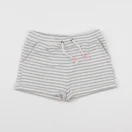 Okaidi - short blanc, argent - 8 ans