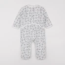 Vertbaudet - pyjama velours blanc - 12 mois