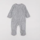Vertbaudet - pyjama velours gris - 12 mois