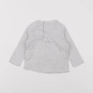 Vertbaudet - tee-shirt gris - 12 mois