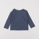 Vertbaudet - tee-shirt bleu - 12 mois