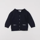 Vertbaudet - gilet bleu - 12 mois