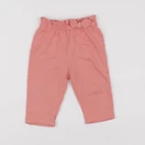 Vertbaudet - pantalon rose - 9 mois