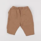 Vertbaudet - pantalon marron, or - 9 mois