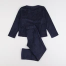 Vertbaudet - pyjama velours bleu - 6 ans