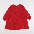 Vertbaudet - robe rouge - 6 ans