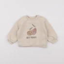 Vertbaudet - sweat beige - 2 ans
