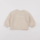 Vertbaudet - sweat beige - 2 ans