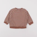 Vertbaudet - sweat marron - 18 mois