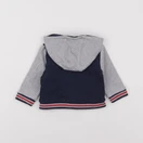 Boutchou - sweat bleu - 6 mois