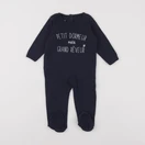 Vertbaudet - pyjama bleu - 6 mois