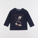 Vertbaudet - tee-shirt bleu - 2 ans