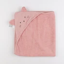 Vertbaudet - cape de bain rose - 0/24 mois