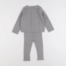 Vertbaudet - ensemble gris - 12 mois