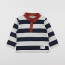 Boutchou - polo beige, bleu - 24 mois