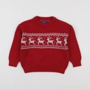 Okaidi - pull rouge - 3 ans