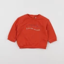 Tape à l'oeil - sweat orange - 6 mois