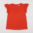 Vertbaudet - tee-shirt rouge - 8 ans