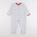 Petit Bateau - pyjama velours blanc - 3 ans