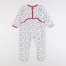 Petit Bateau - pyjama velours blanc - 3 ans