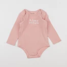 Vertbaudet - body rose - 3 ans