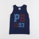 Petit Bateau - débardeur bleu - 4 ans