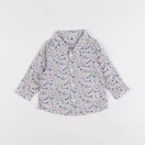 Petit Bateau - chemise multicolore - 12 mois
