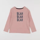 Vertbaudet - tee-shirt rose - 4 ans