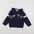 Vertbaudet - sweat bleu - 6 ans
