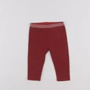 Vertbaudet - legging rouge - 12 mois