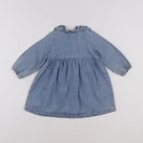 H&M - robe bleu - 9 mois