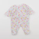 Petit Bateau - pyjama velours multicolore - 3 mois