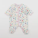 Petit Bateau - pyjama velours multicolore - 3 mois
