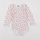 Petit Bateau - body rouge - 36 mois
