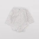 Petit Bateau - body à col multicolore - 3 mois