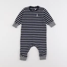 Petit Bateau - combinaison bleu - 6 mois