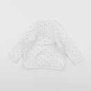 Vertbaudet - sweat blanc - 18 mois